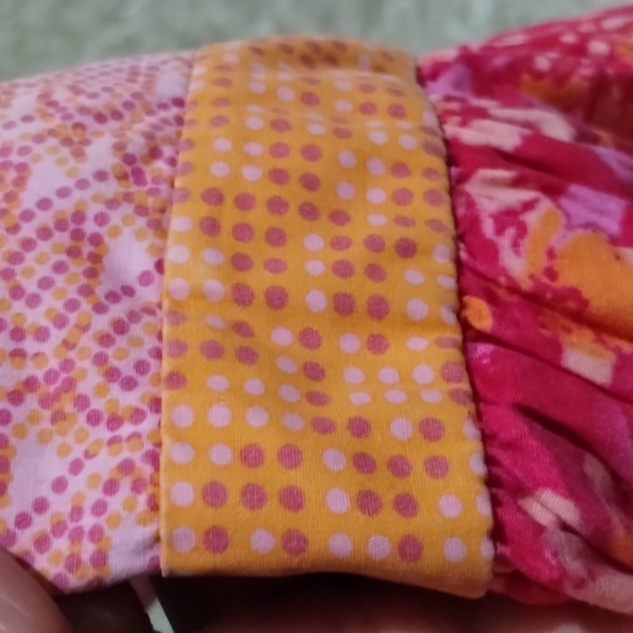 Youngland Girl size 5 Paisley polka dot Floral Stretch A Line Sleeveless Dress - Picture 13 of 13